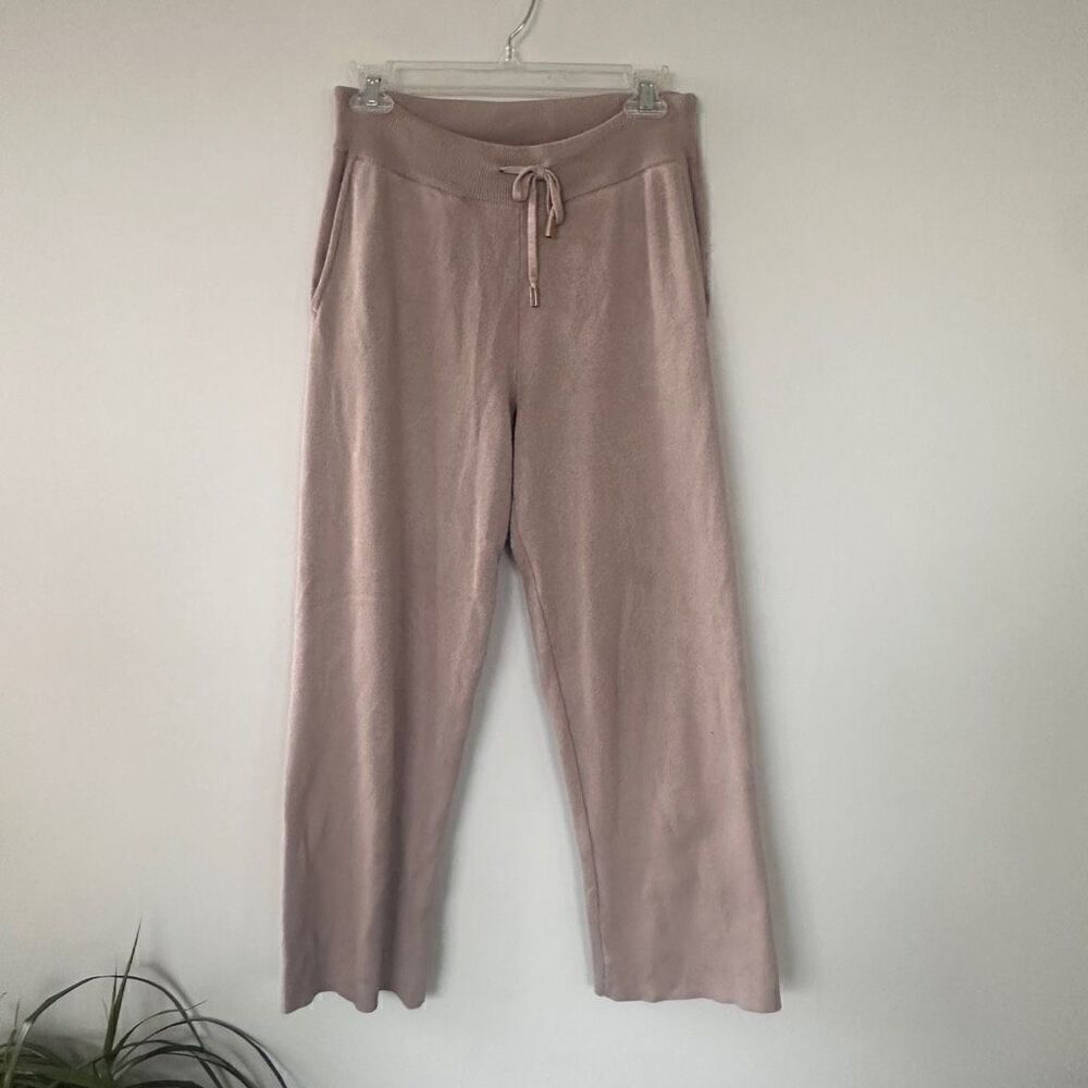 Soho Apparel Tan Knit Drawstring Lounge Pants M